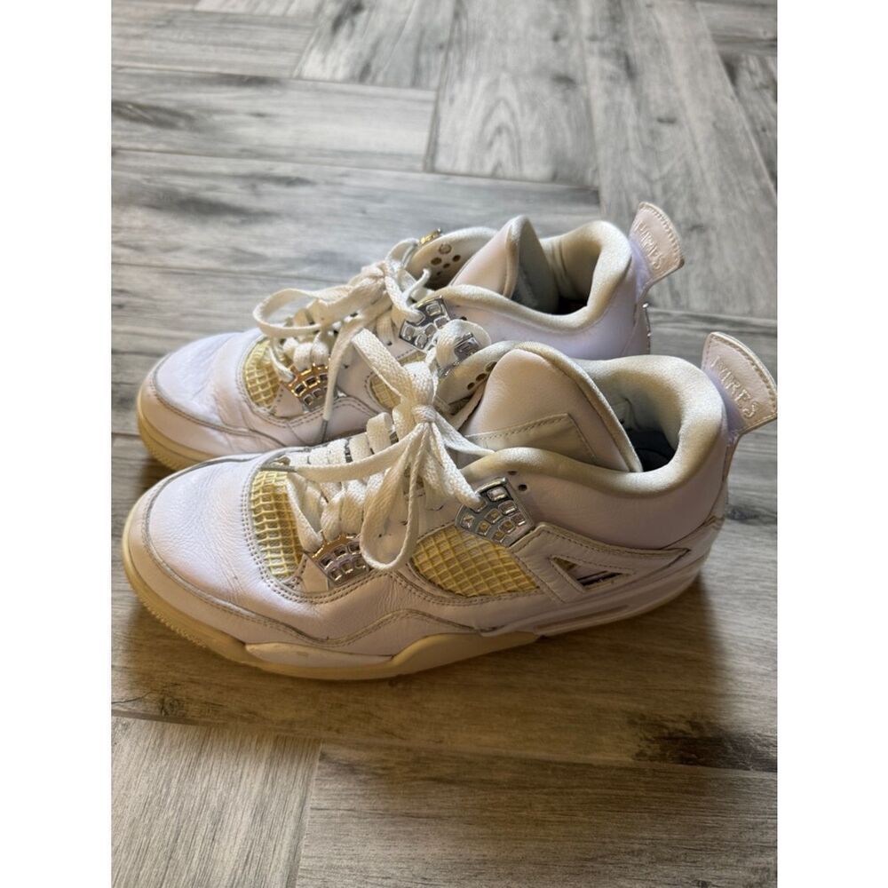 Size 8 Jordan 4 Retro Mid Pure Money Sneakers- 2017